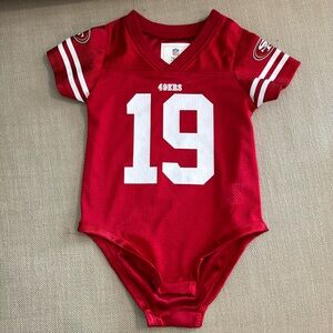 49ers baby onesie